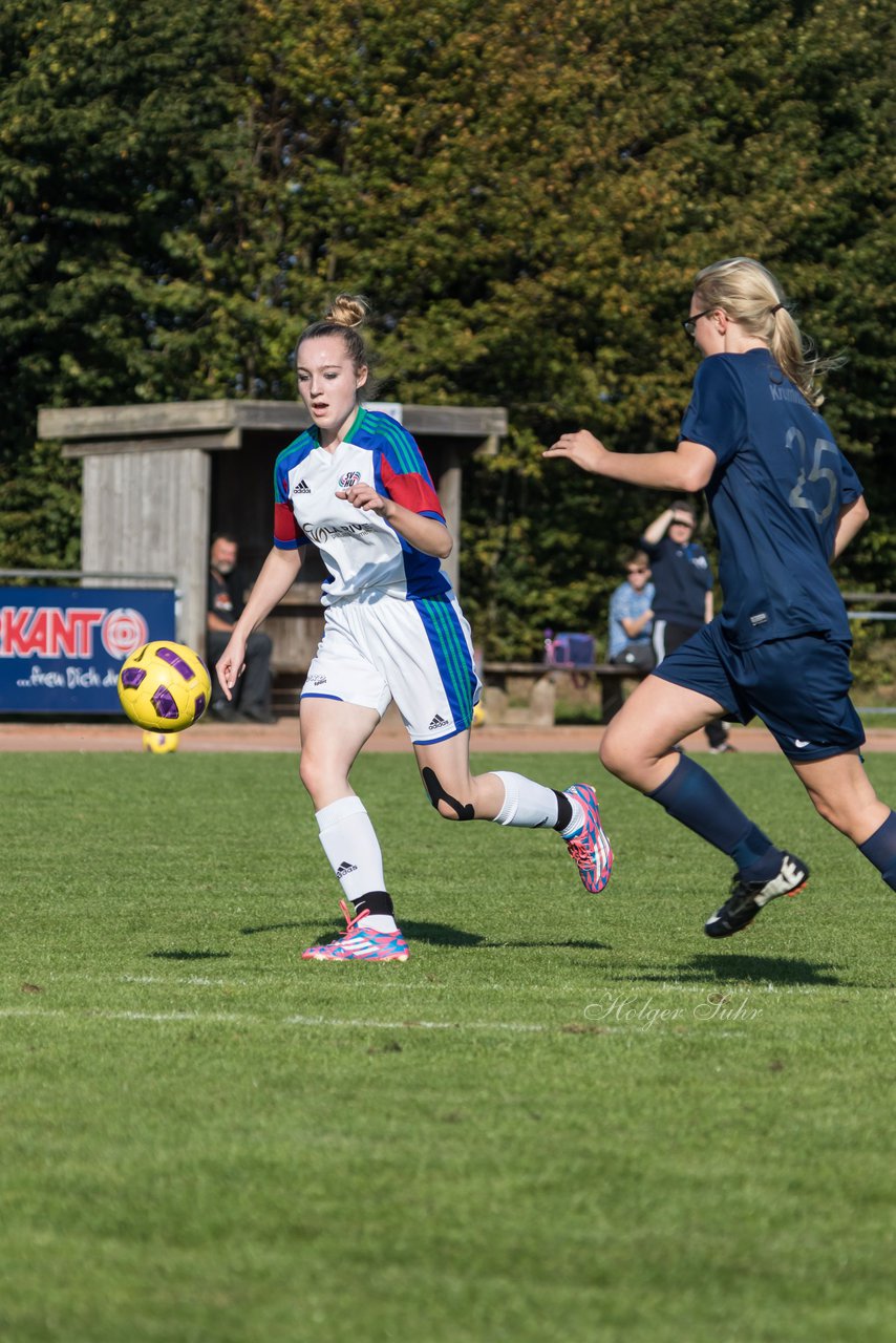 Bild 396 - B-Juniorinnen Krummesser SV - SV Henstedt Ulzburg : Ergebnis: 0:3